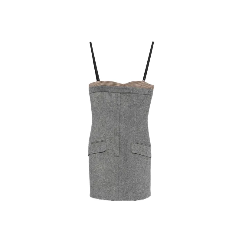 SportMax Tweed Mini Dress-0