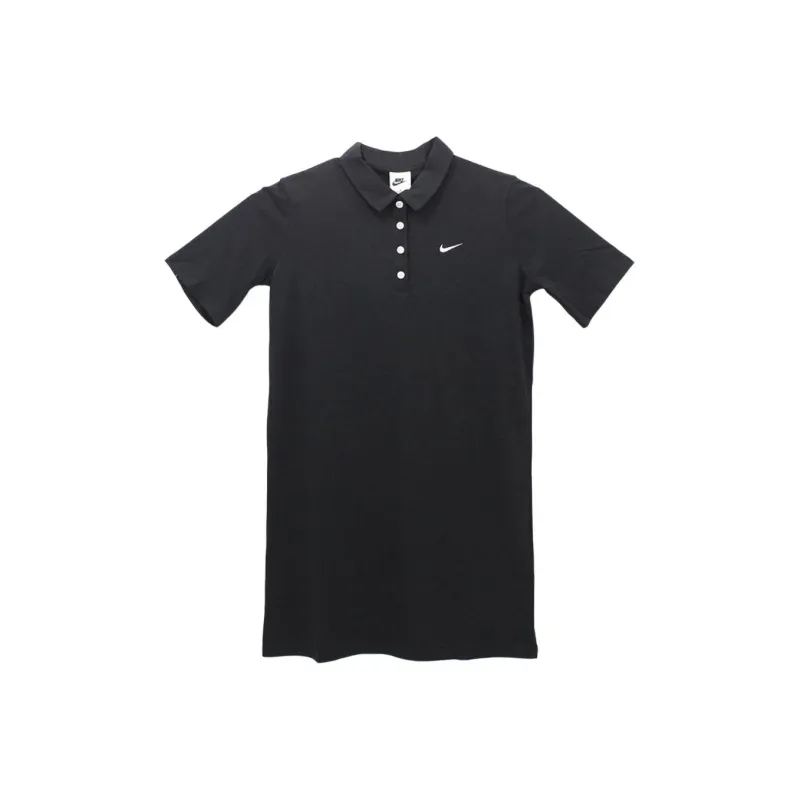 Nike Sportswear Short Sleeved Dress Women's Black/White-0