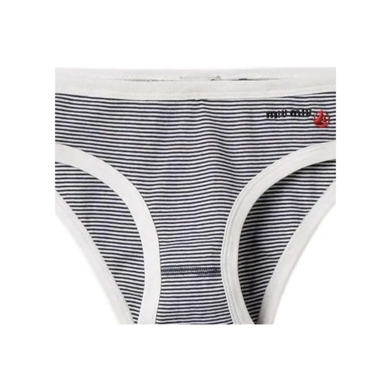 MIU MIU x PETIT BATEAU SS25 Underpants Women's Blue White Stripes-3