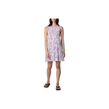 Columbia PFG Freezer Sleeveless Dress Women's Shale Purple Broadleaf