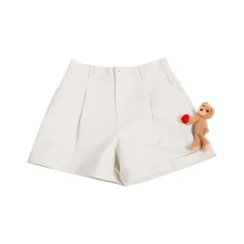 LALABOBO Casual Shorts Women's Beige