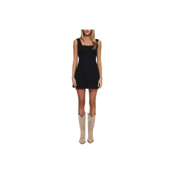 PRINCESS POLLY DASHA MINI DRESS Slip Dress Women's BLACK/Black