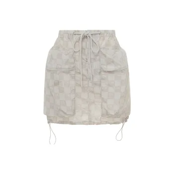 D'zzit Casual Short Skirts Women's Light Yellow