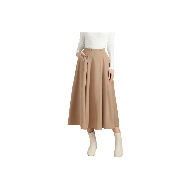SMEN Casual Long Skirts Women's-0