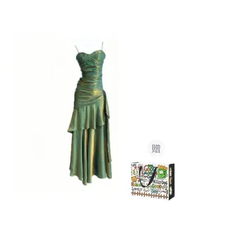 Pzhk Slip Dresses Women's Green