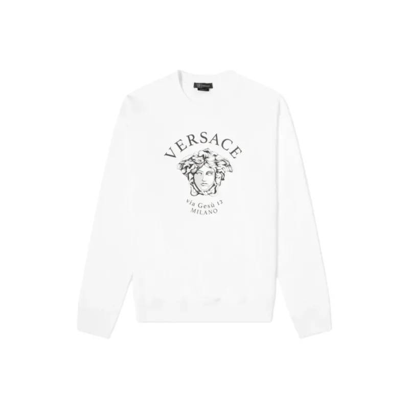 VERSACE Sweatshirts Men White-1