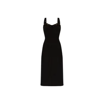 VERSACE JEANS COUTURE Sleeveless Midi Dress