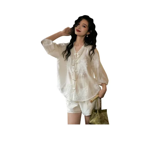 ELF SACK Casual Suits Women's Sweetheart Beige