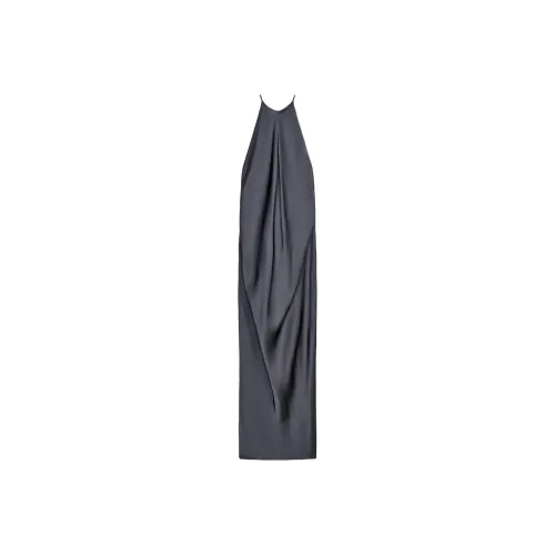 ZARA ZW Series Slip Dress Women's Petroleum Color