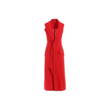 Yohji Yamamoto Draped Sleeveless Dress