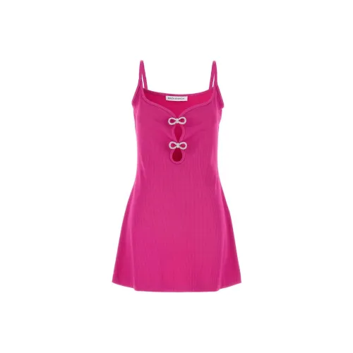MACH & MACH Bow-detail Mini Dress