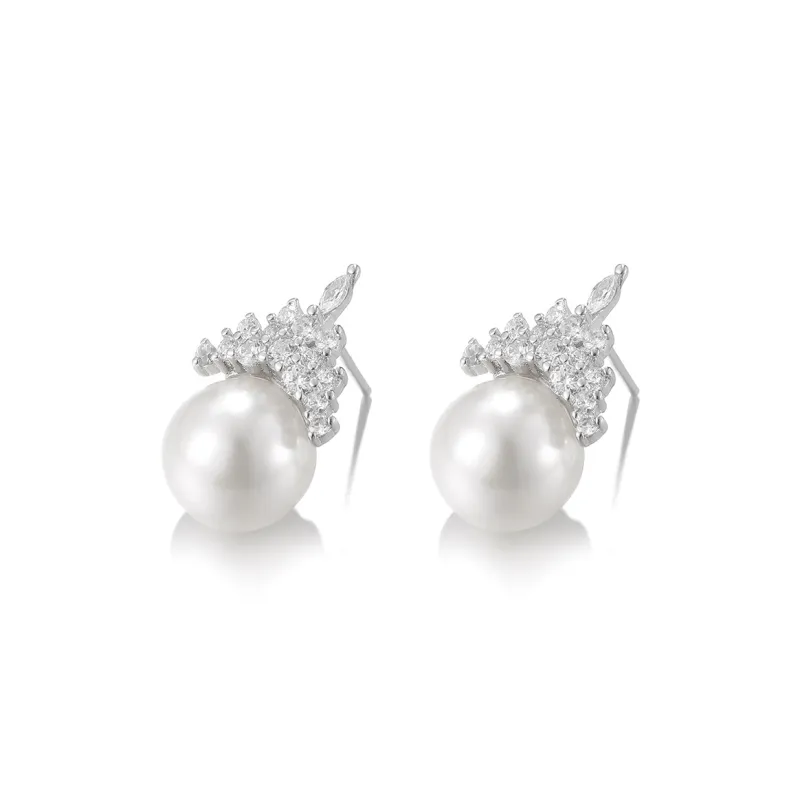 Clect Eco Friendly Alloy Stud Earrings Women's-1