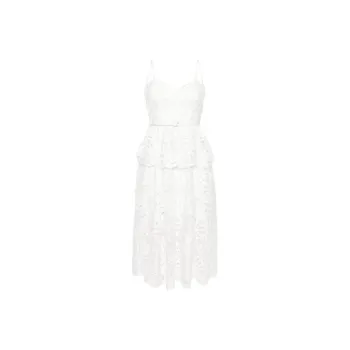 Self portrait Guipure lace Flared Dress