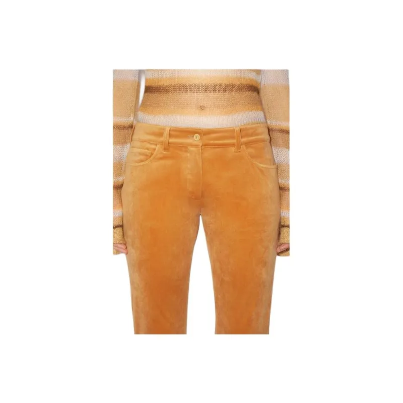Acne Studios Casual Pants Women's Honey Yellow-3