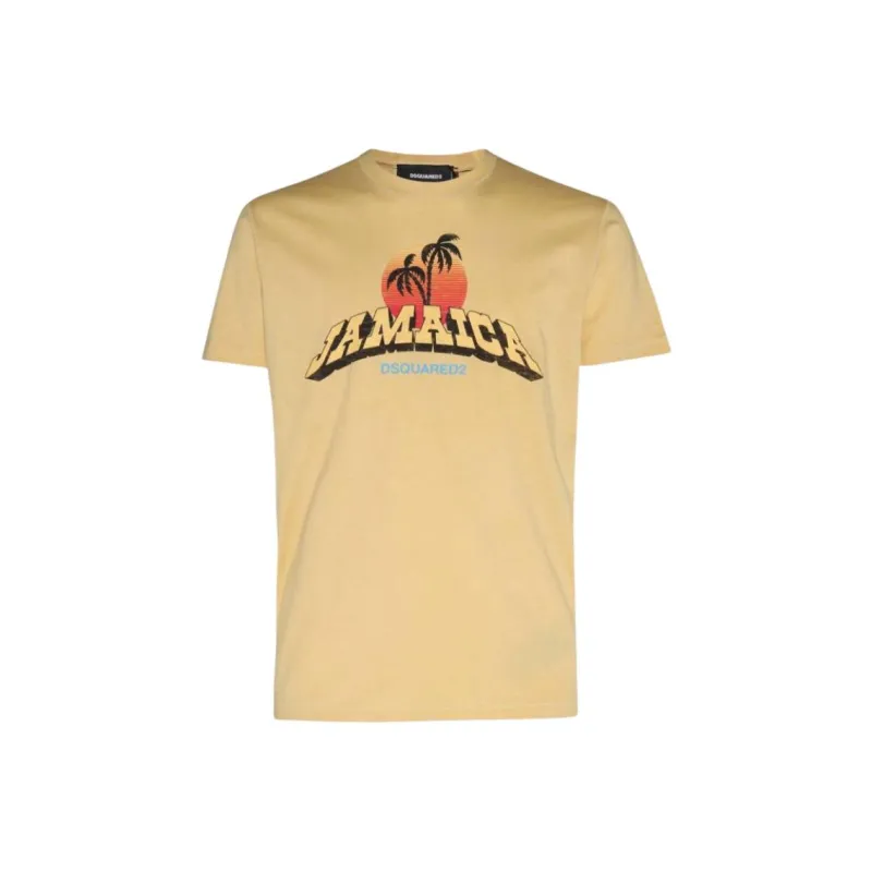 Dsquared2 Graphic Printed Crewneck T Shirt-0
