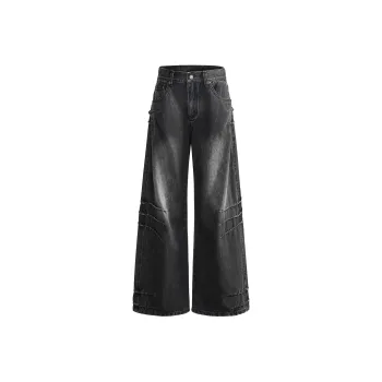 Wen Shan Jeans Women's Black Gray