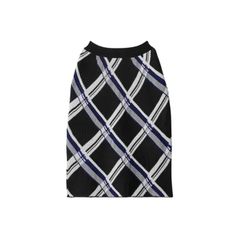 Burberry Checked Silk Skirt