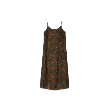 UMA WANG Floral Printed Sleeveless Midi Dress