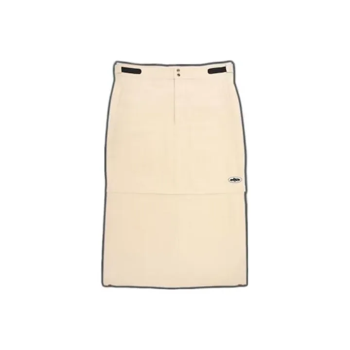 Corteiz Women'ss Storm Cargo Skirt Beige-0