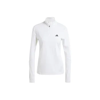 Adidas Hyperglam Training Quarter-Zip Track Top Workout Clothing Women's White