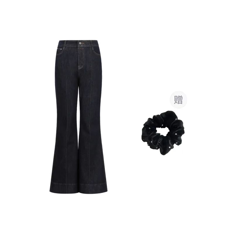 Three Quarters Jeans Women's Blue-0