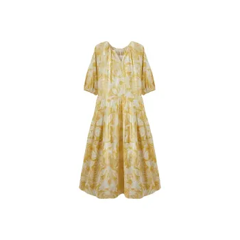 【dme】 Summer Short Sleeved Dress Women's