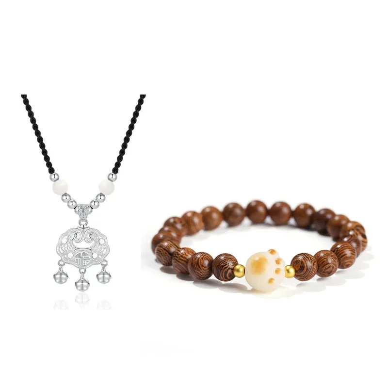 Welcome To The Treasure White Jade Bodhi Bracelets Unisex-6