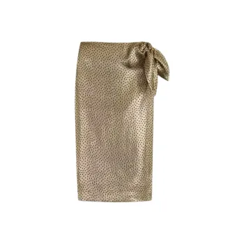 SAINT LAURENT Tied Pencil Skirt