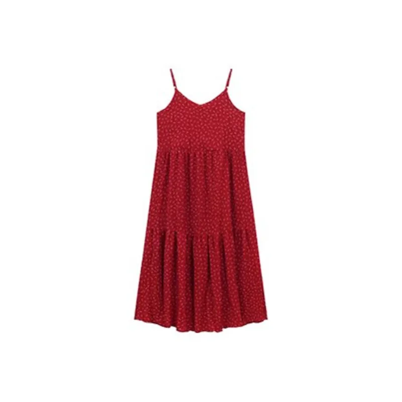 ETSE Slip Dresses Women's Red-0