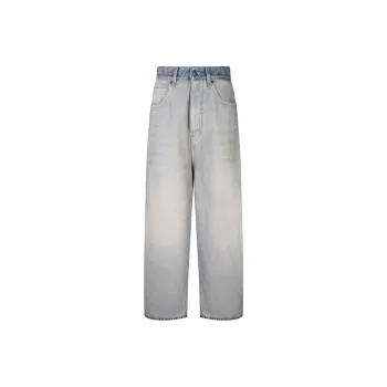 Balenciaga Logo Patch Oversized Jeans