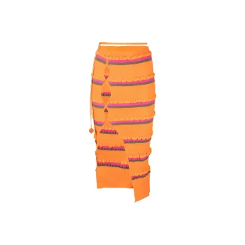 Jacquemus Buttoned Ribbed-knit Skirt