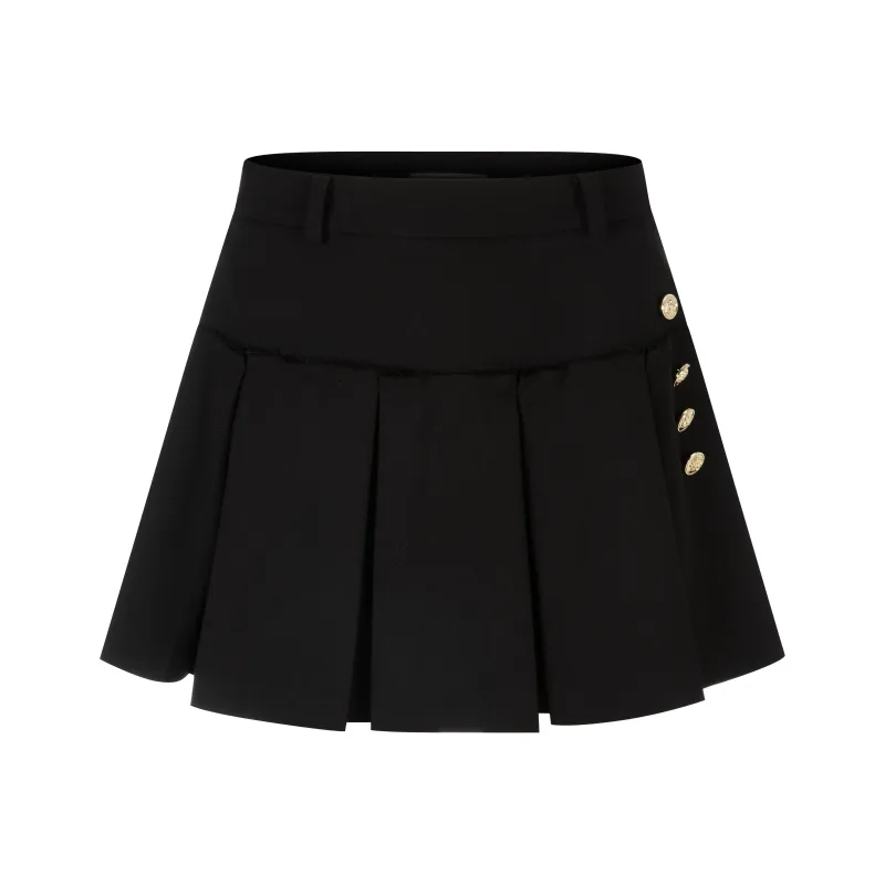 HERLIAN Casual Short Skirts Women's Black-0