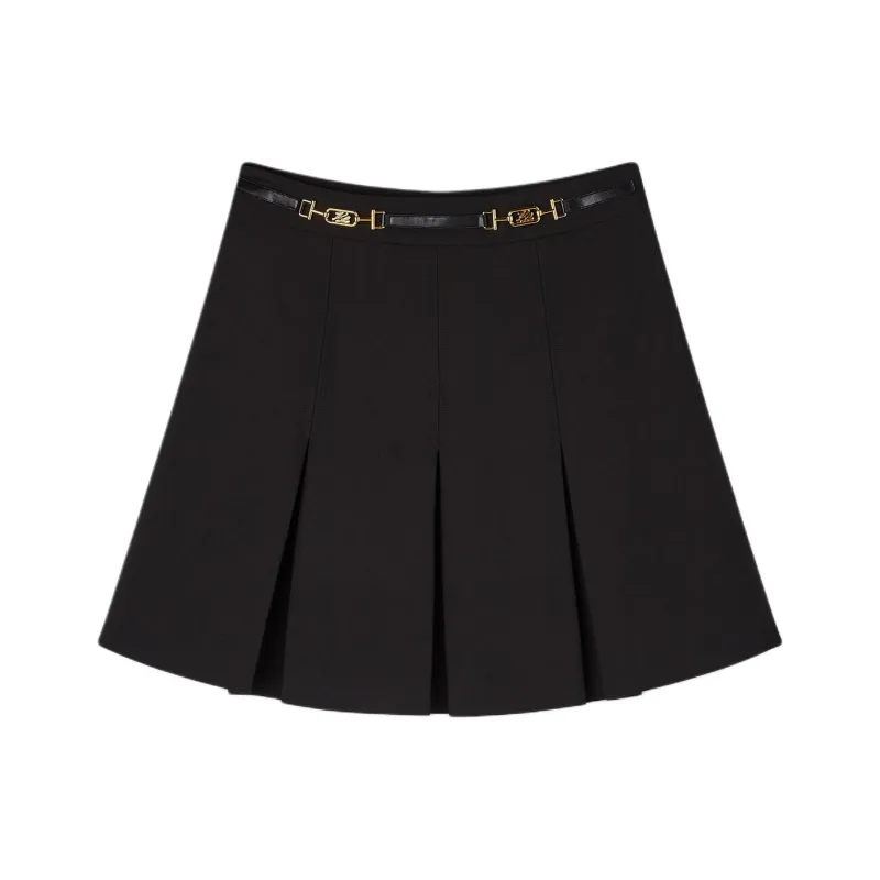 KARL LAGERFELD Casual Short Skirts Women's Black-0