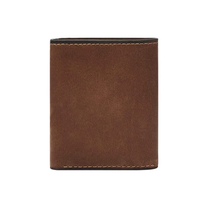 FOSSIL Leather Wallet Unisex Brown-1