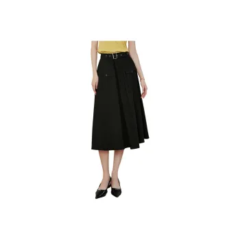 ROEYSHOUSE Casual Long Skirts Women's Black