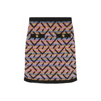 VERSACE FW22 Casual Short Skirts Women's Multicolor