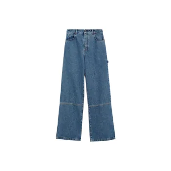 WEEKEND MaxMara Cisa Collection 5-Pocket Worker Denim Jeans Jeans Women's Navy