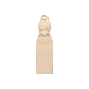 CULT GAIA Alaina Halterneck Knitted Midi Dress