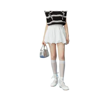 Juden Choi Casual Short Skirts Women's White