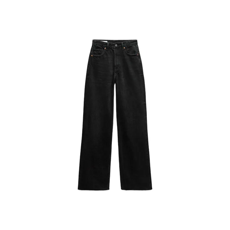 ZARA Trf Jeans Women's Black-0