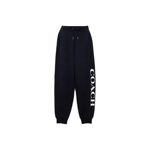 COACH Sports Pants Women's Black