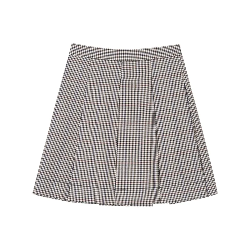 Tokyo Season Casual Short Skirts Women's Eight Box Pleated Skirt-0