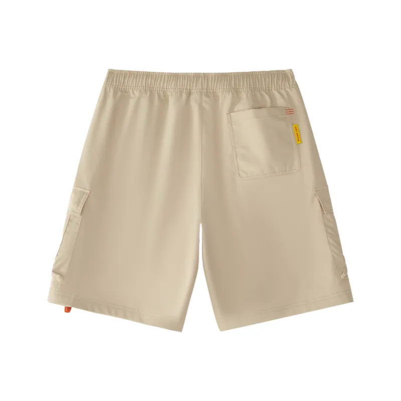 FILA FUSION x Round Two Casual Shorts Men's Fall Reed Coffee-1