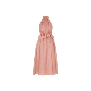 Zimmermann SS25 Sleeveless Dress Women's Light Red