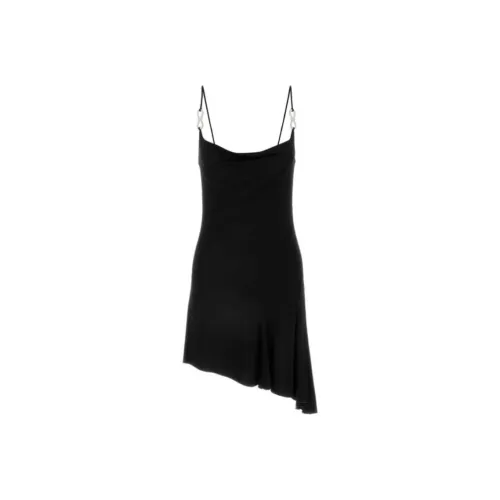MACH & MACH Crystal-embellished Bow Mini Dress