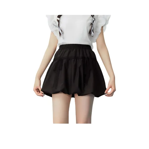 Juden Choi Casual Short Skirts Women's Black