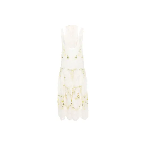Zimmermann Harmony Lemon Mixed-print Dress