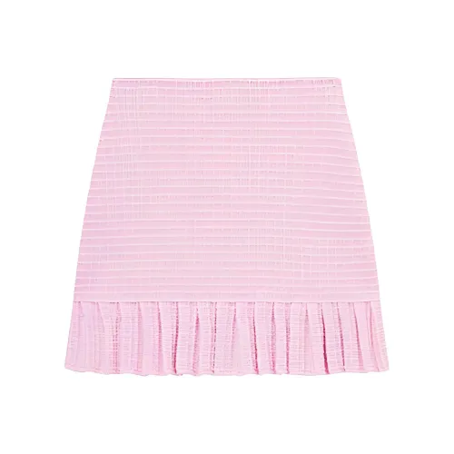 Self portrait Casual Short Skirts Women's Pink