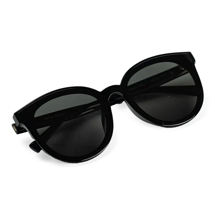 HELEN KELLER Plate Frame Round Sunglasses Unisex-0