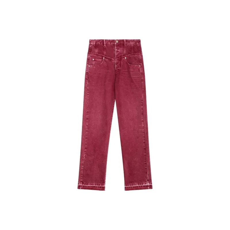 ISABEL MARANT Jeans Women's Burgundy-0